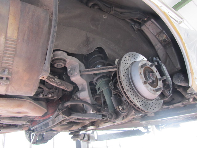 Unterboden Trockeneisstrahlen (Porsche 993)